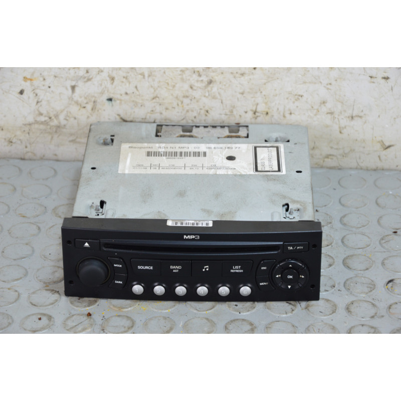 Autoradio stereo lettore cd Citroen C3 Picasso dal 2008 al 2012 cod 9665918977  1770283554932