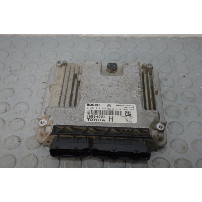 Centralina motore Toyota Yaris 1.4 d dal 2004 al 2011 cod 89661-0d450 0281012322  1770995157599