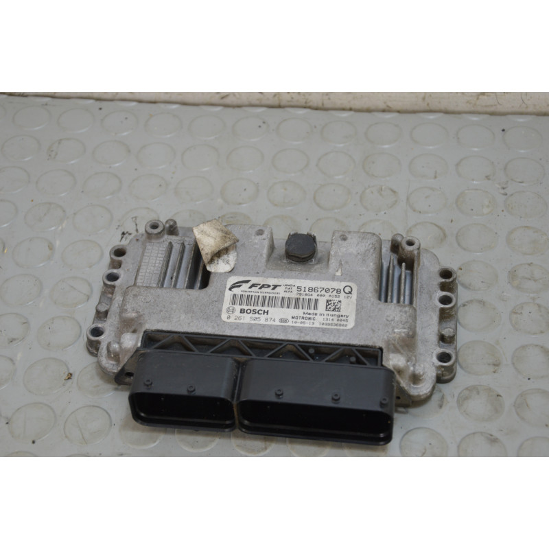 Centralina motore Lancia Delta 1.4 T-Jet dal 2011 al 2015 cod 51867078 0261s05874  1772719063063
