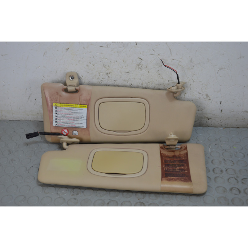 Coppia alette parasole dx sx Lancia Delta dal 2011 al 2015 cod 735473013 735473037  1772721923591