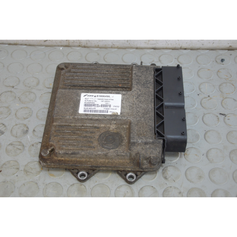 Centralina motore Fiat Grande Punto dal 2005 al 2008 cod 51806498 mjd6f3.p7  1774005472702