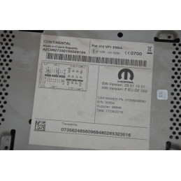 Stereo autoradio lettore cd Fiat 500 dal 2015 al 2020 cod 07356248560  1774537100739