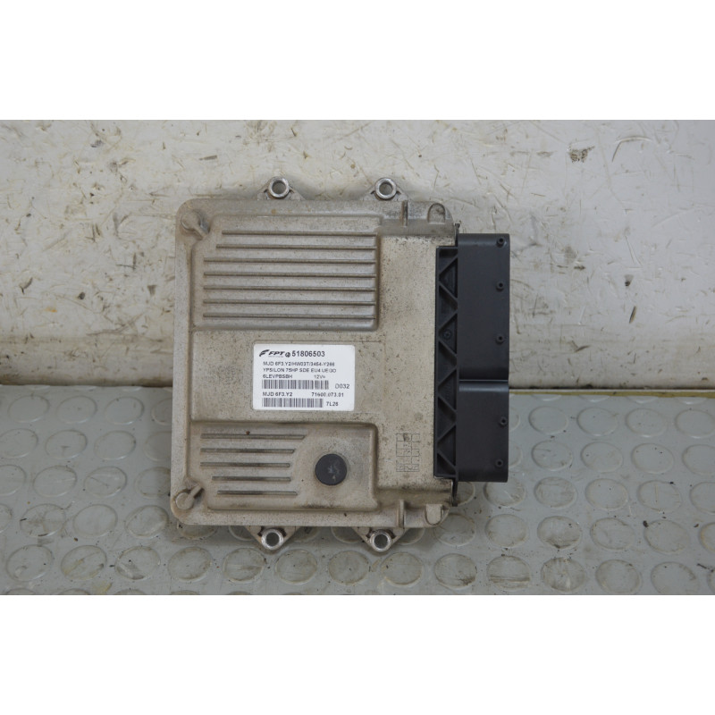 Centralina motore Lancia Ypsilon 1.3 Mjt dal 2006 al 2008 cod 51806503 mjd6f3.y2  1775727094821