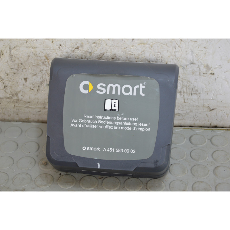 Compressore gonfiaggio pneumatici Smart Fortwo W451 dal 2007 al 2011 cod a4515830002  1776439074026