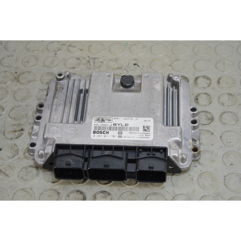 Centralina motore Ford Focus 1.6 TDCi dal 2007 al 2011 cod 8m51-12a650-lc 0281011701  1779117306266