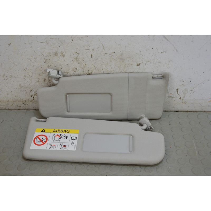 Coppia alette parasole dx sx Volkswagen Polo V 6R dal 2014 al 2017 cod 6R0857551K3H8 6R0857552AL3H8  1780321627719