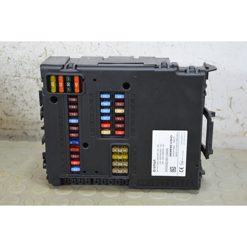 Centralina body computer Smart Fortwo Coupé W451 dal 2007 al 2015 cod a4515401150 a4515451601  1783087538121