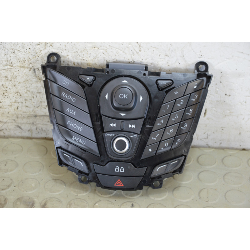 Frontalino comandi autoradio Ford Fiesta VI dal 2012 al 2017 cod av1t18k811dc  1783693737420