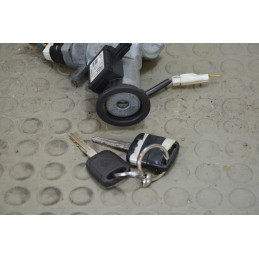 Blocchetto chiave accensione con doppia chiave Nissan Micra K12 dal 2002 al 2006 cod 28590ax600  1784553122820