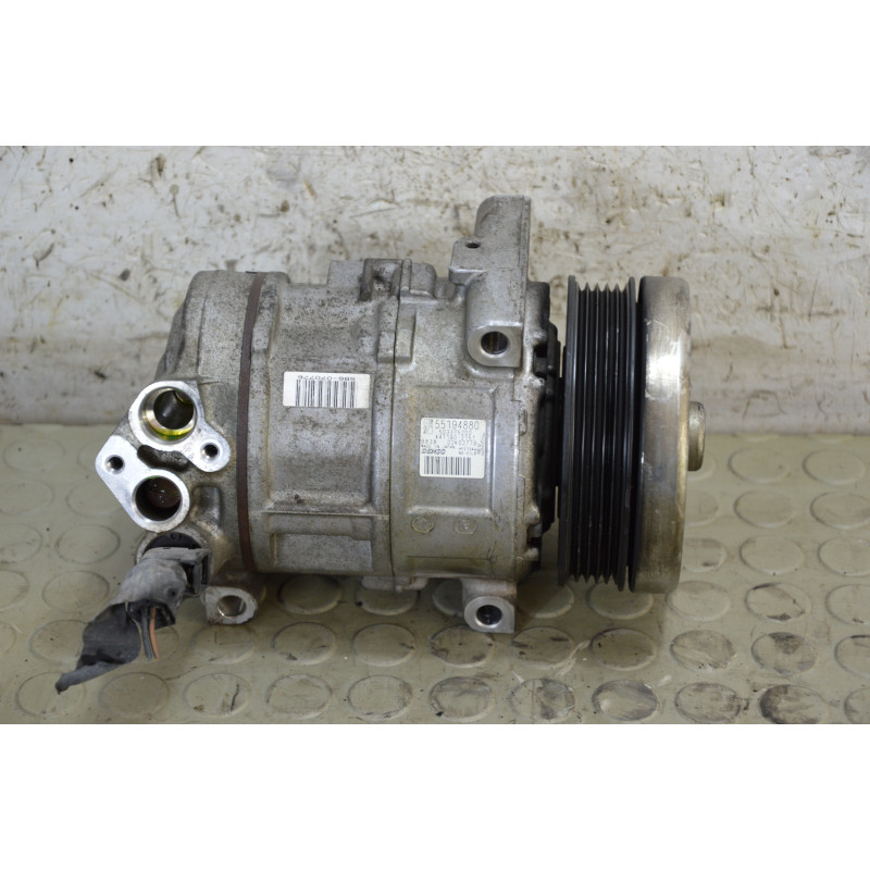 Compressore aria condizionata Fiat Grande Punto dal 2005 al 2008 cod 55194880  1785165072947