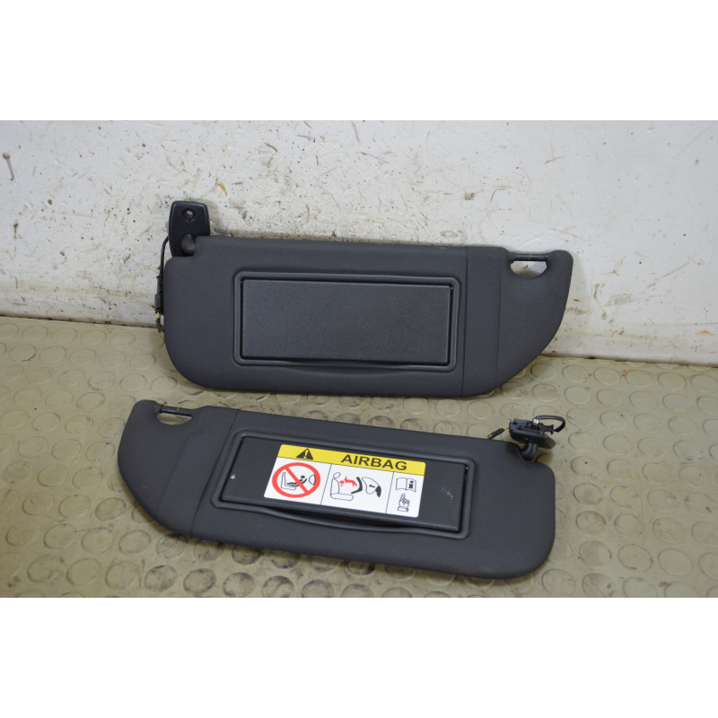 Coppia alette parasole dx sx Citroen Ds3 dal 2015 al 2019 cod 16121822ZD  1787748540263