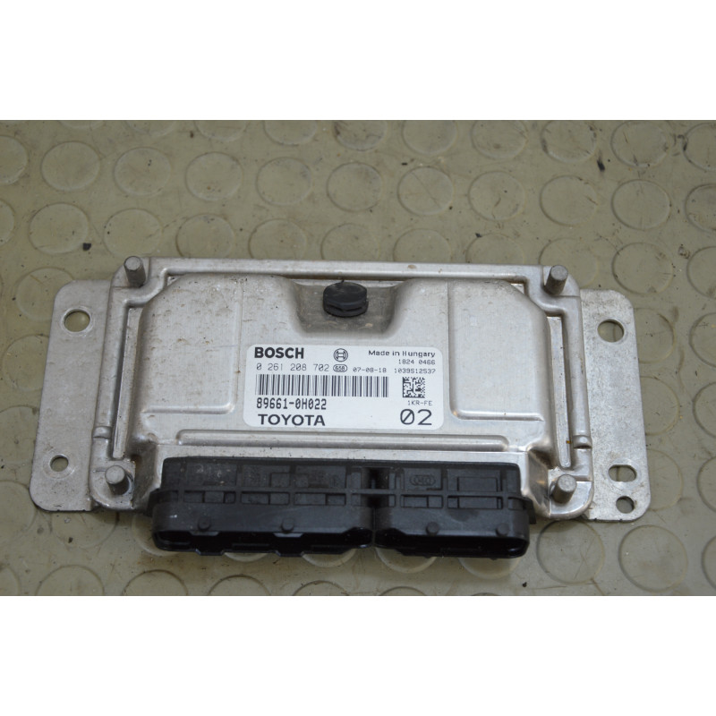 Centralina motore Toyota Aygo 1.0 b dal 2005 al 2014 cod 89661-0H022 0261208702  1787922657848