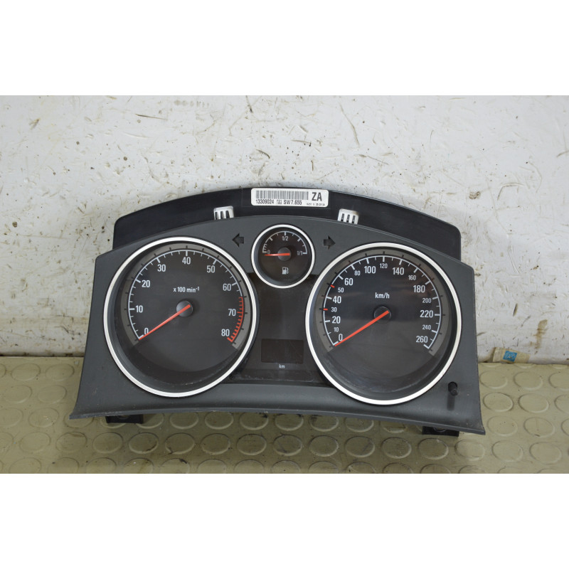 Contachilometri quadro strumenti Opel Astra H 1.6 b dal 2004 al 2011 cod 13309024  1788526818871