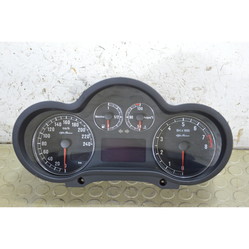 Contachilometri quadro strumenti Alfa Romeo 147 1.6 TS dal 2004 al 2011 cod 156071215  1788778013949