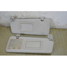 Coppia alette parasole dx sx Renault Megane dal 2008 al 2015 cod 964010028R 964001446R  1790155194837