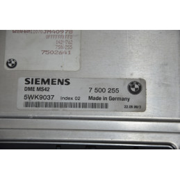 Centralina motore Bmw Serie 3 E46 2.0 b dal 1998 al 2001 cod 7500255 5wk9037  1790256576570