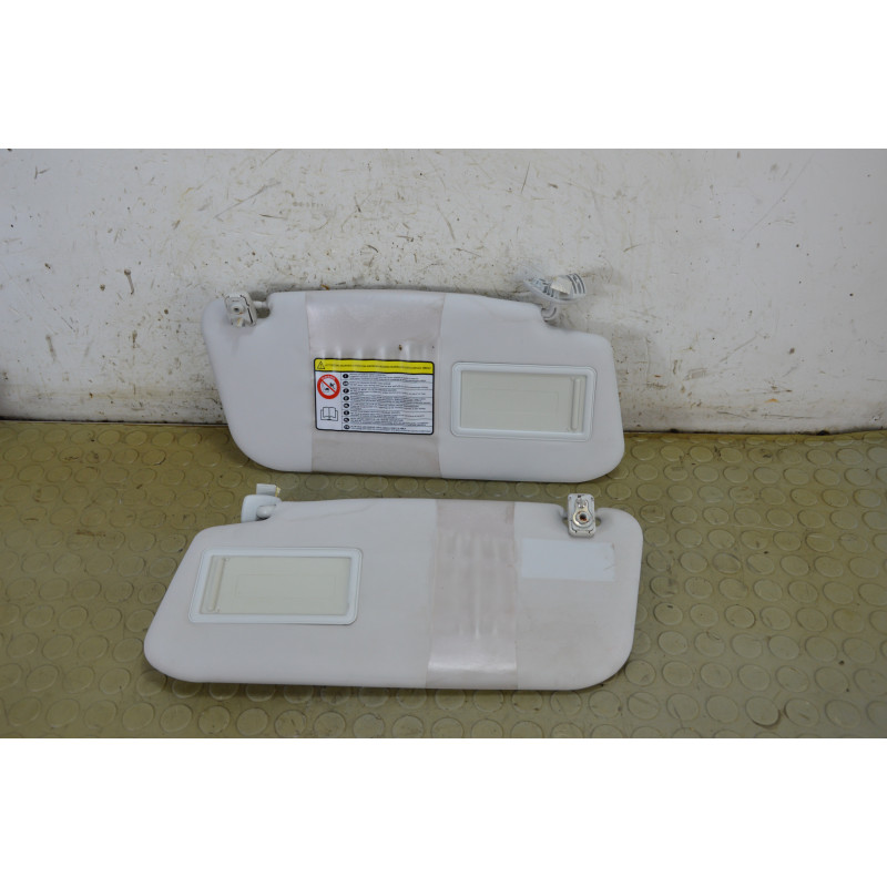 Coppia alette parasole dx sx Fiat 500L dal 2012 al 2018 cod 735595118 735595122  1790852829308