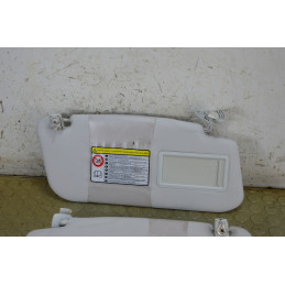 Coppia alette parasole dx sx Fiat 500L dal 2012 al 2018 cod 735595118 735595122  1790852829308