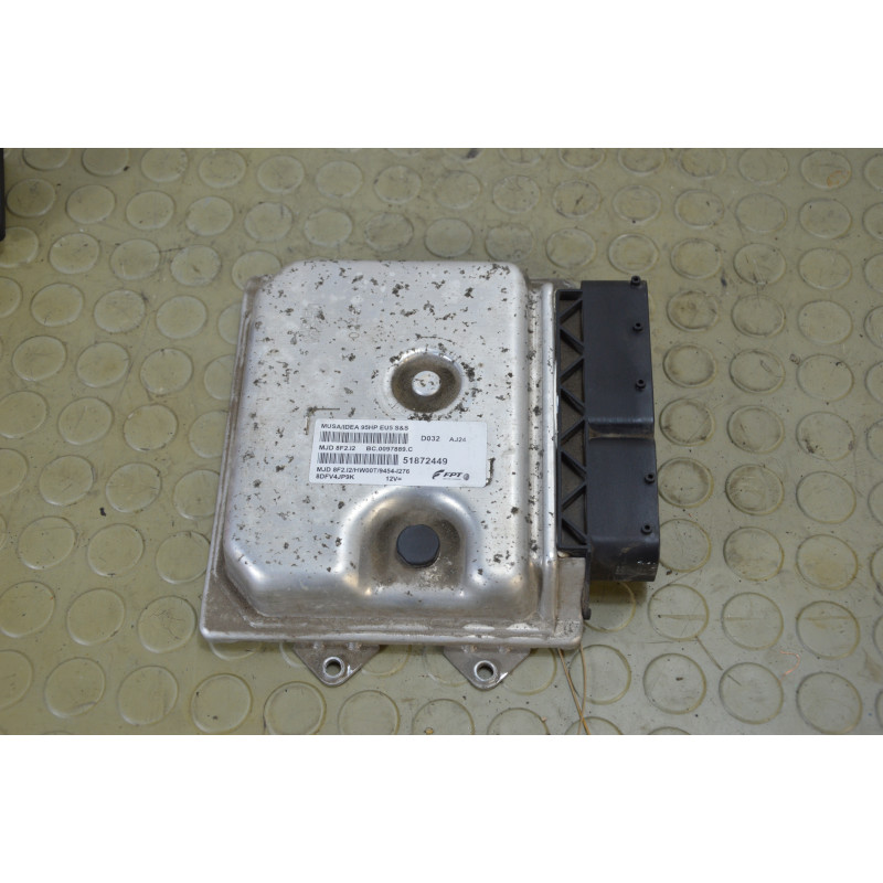Centralina motore Lancia Musa 1.3 Mjt dal 2007 al 2011 cod 51872449 mjd8f2.i2  1790864304008