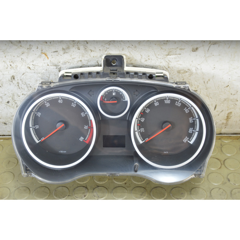 Contachilometri quadro strumenti Opel Corsa D 1.2 b dal 2006 al 2011 cod 0013285375  1790867563976