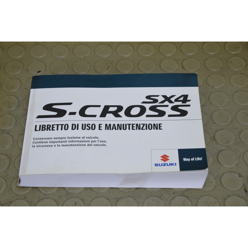 Libretto uso e manutenzione Suzuki SX4 S-Cross dal 2016 al 2022  1791296999008