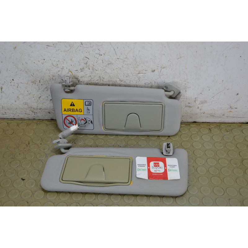 Coppia alette parasole dx sx Suzuki SX4 S-Cross dal 2016 al 2022 cod 8480261M206GS 8480161M206GS  1791377518609