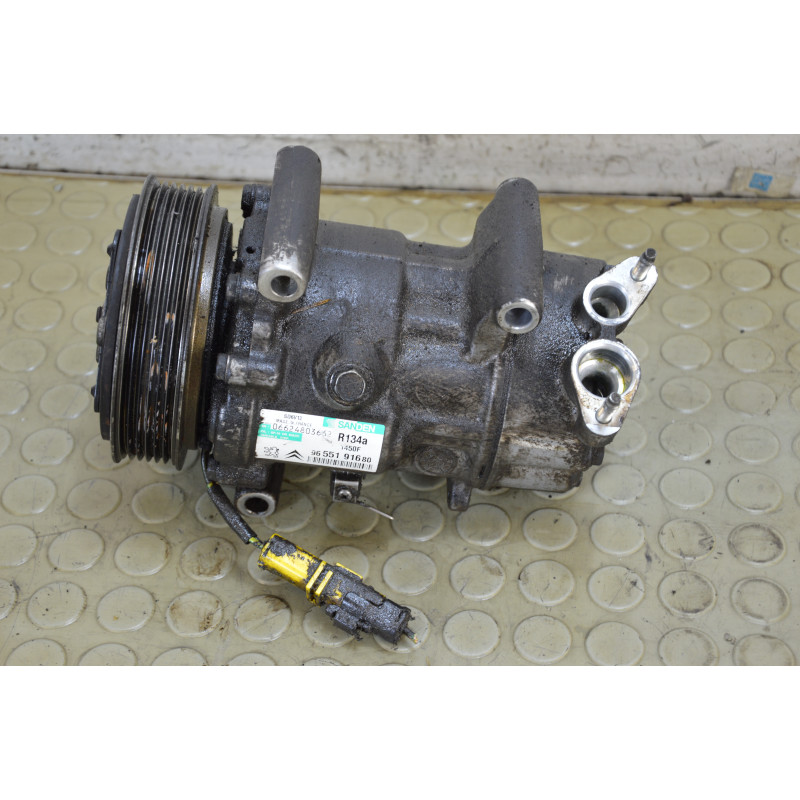 Compressore aria condizionata Citroen C3 dal 2005 al 2010 cod 9655191680  1791974427045