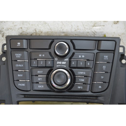 Frontalino pulsantiera comandi autoradio Opel Astra J dal 2009 al 2013 cod 13346053  1792144412199