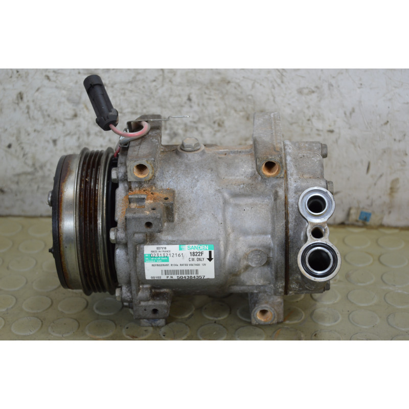 Compressore aria condizionata Fiat Ducato 35 dal 2011 al 2014 cod 504384357  1792666172083