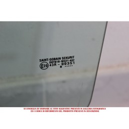 Vetro scendente porta anteriore Sx Suzuki Swift dal 2004 al 2010  2400000004639
