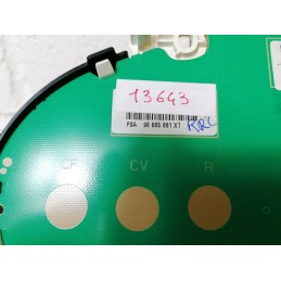 CONTACHILOMETRI QUADRO STRUMENTI CITROEN C3 1.4 B. DEL 2010 COD. 96665881XT  2400000061625
