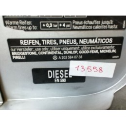 SPORTELLINO CARBURANTE MERCEDES CLASSE C (CL203) BENZINA SPORTCOUPÉ 2000-2008  2400000060772