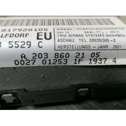 AIRBAG PORTIERA ANT. SX MERCEDES CLASSE C (CL 203) SPORTCOUPÉ DAL 2000 AL 2008  2400000060888