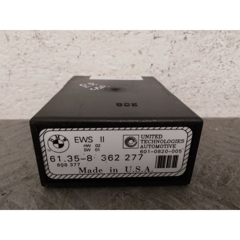 CENTRALINA IMMOBILIZZATORE BMW E36 DEL 1996 COD. 61.35-8 362 277  2400000070184