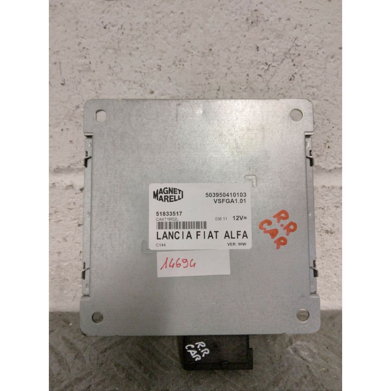 CENTRALINA CONTROLLO AUTORADIO ALFA ROMEO GIULIETTA DEL 2010 COD. 51833517  2400000072133