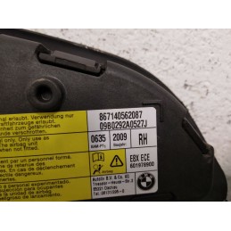 AIRBAG SEDILE ANT. DX BMW SERIE 1 E87 DEL 2009 COD. 867140562087  2400000069928