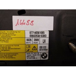 AIRBAG SEDILE ANT. SX BMW SERIE 1 E87 DEL 2009 COD. 877140561085  2400000070078