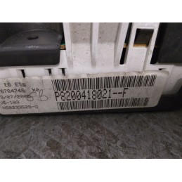 CONTACHILOMETRI QUADRO STRUMENTI RENAULT MODUS 1.2 B DEL 2005 COD. P8200418021--  2400000072256