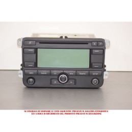 Stereo autoradio CD navigatore VW Passat S.W. dal 2005 al 2010 cod. 1K0035191E  1744298558056