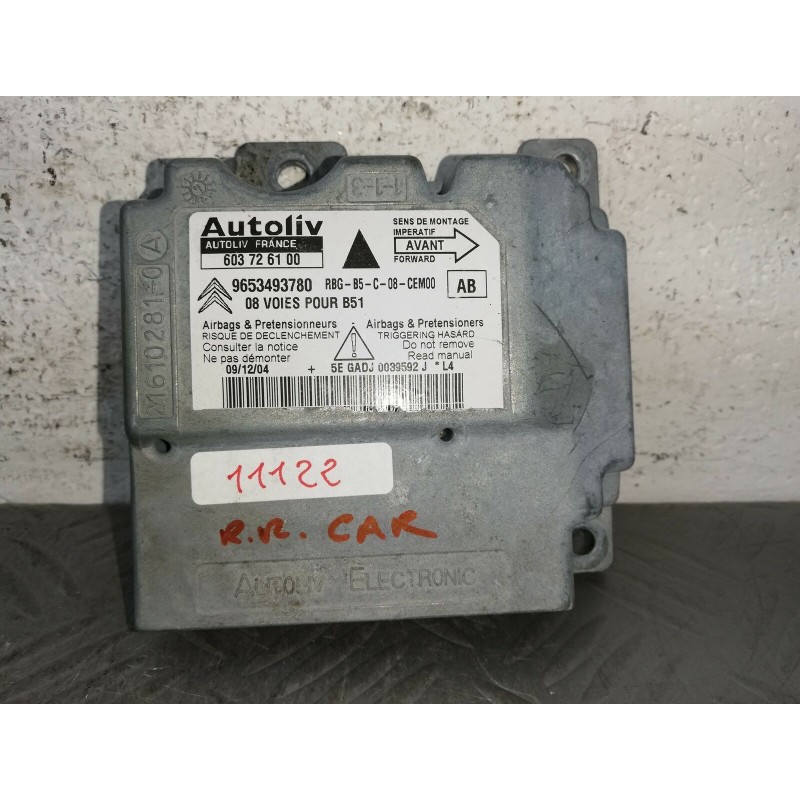 CENTRALINA AIRBAG CITROEN C4 MK1 BERLINA DAL 2004 AL 2010  2400000036395