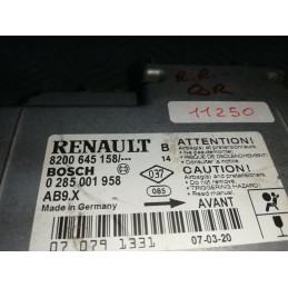 CENTRALINA AIRBAG RENAULT CLIO 1.5 DCI 3 SERIE DAL 2005 AL 2013 COD. 8200645158  2400000047698