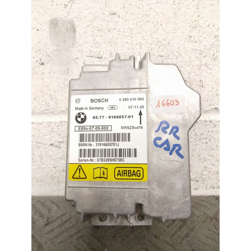CENTRALINA AIRBAG BMW SERIE 3 E90 DEL 2007 COD. 0285010066  2400000091226
