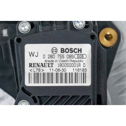 PEDALE ACCELERATORE RENAULT LAGUNA 4 SERIE DAL 2007 AL 2015 COD.180050001R BOSCH  2400000008407