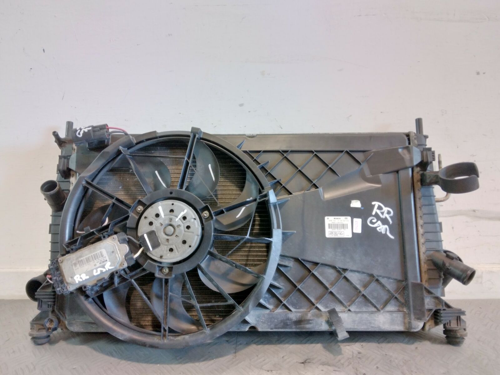 6886 VENTOLA RADIATORE ACQUA + A.C FORD FOCUS 1.6 D. DEL 2007 COD. 3M5H-9L440AE