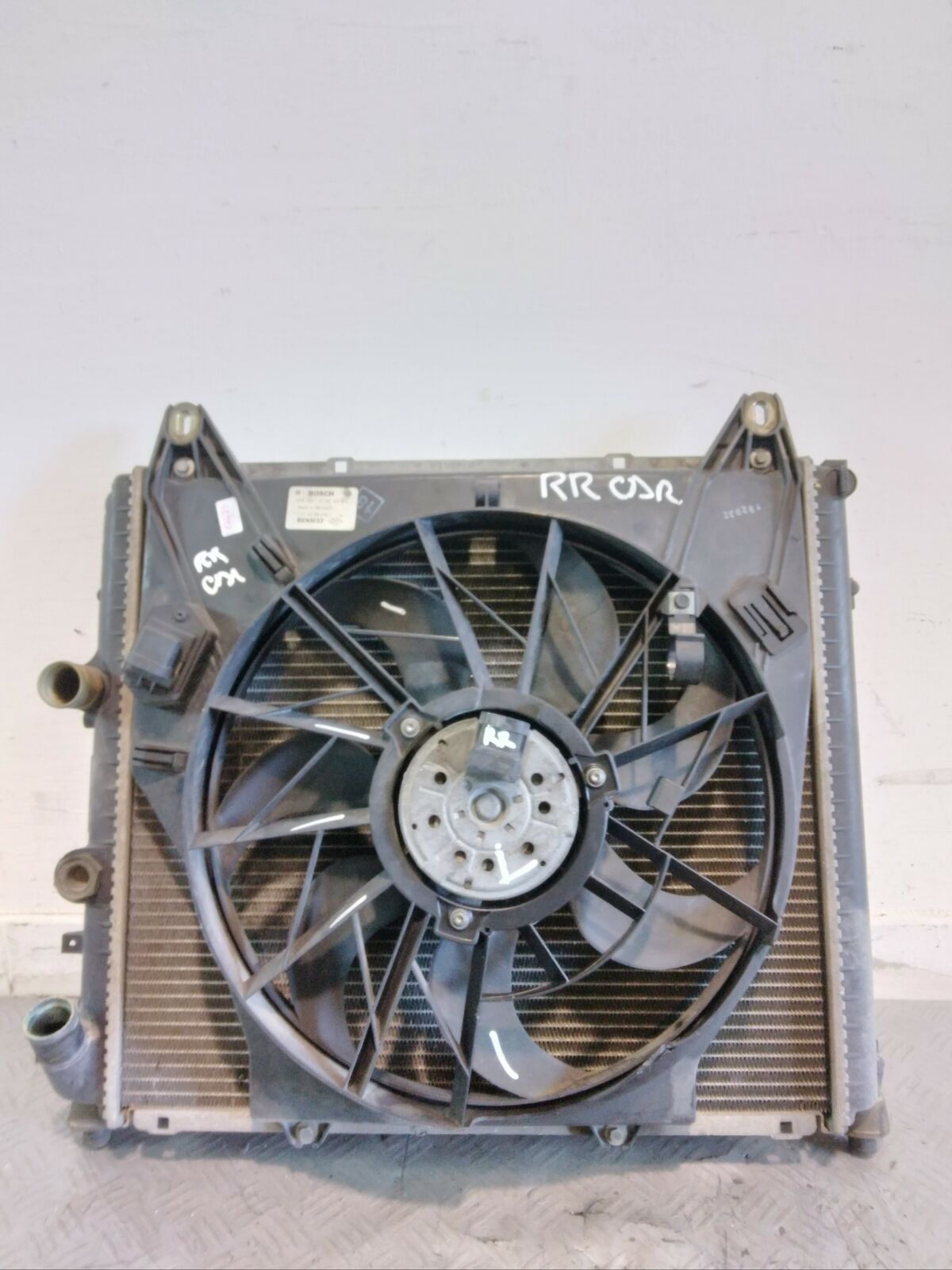 6887 VENTOLA RADIATORE ACQUA + A.C RENAULT KANGOO 1.9 D. DEL 2001 COD. 820014097