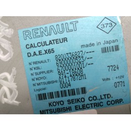 CENTRALINA SERVOSTERZO RENAULT CLIO 1.2 B. DEL 2008 COD. 8200336827  2400000104773