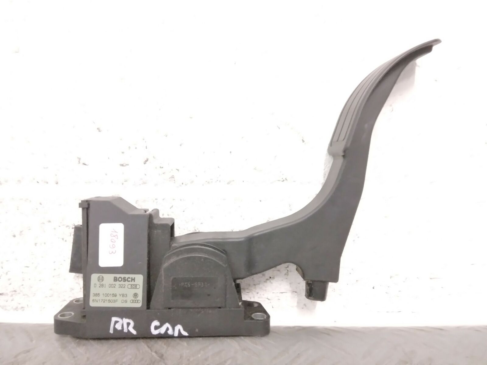 7484 PEDALE ACCELERATORE VW LUPO 1.7 D. DEL 2004 COD. 0281002322