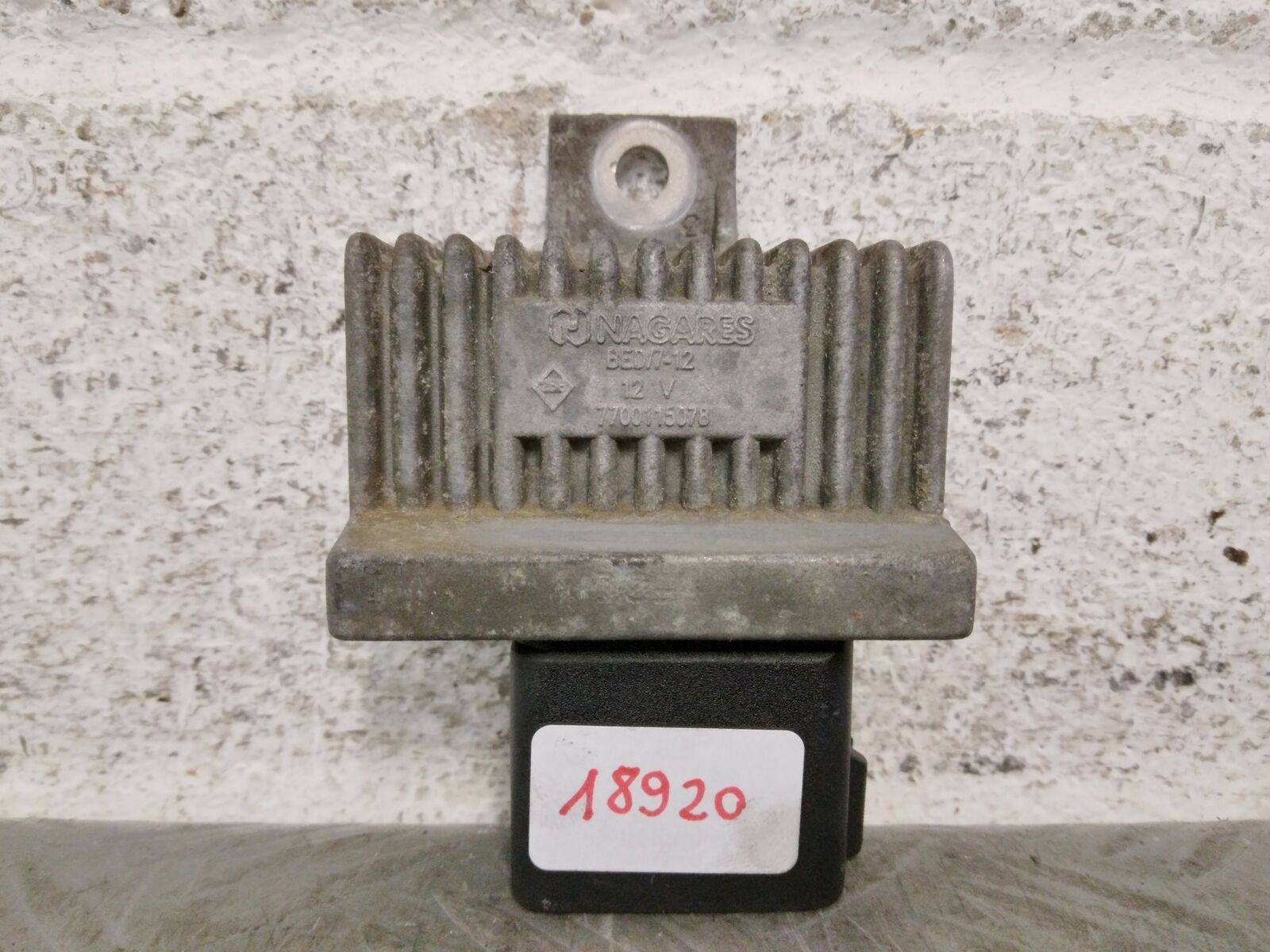 8312 RELE UNITA DI CONTROLLO CANDELETTE NISSAN MICRA K12 DEL 2003 COD. 770011507