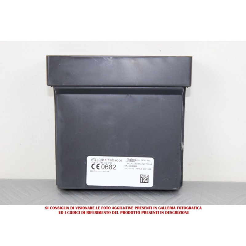 Centralina confort motore ECU Citroen DS5 2.0 HDi dal 2011 al 2014 980169528000  1670057044839