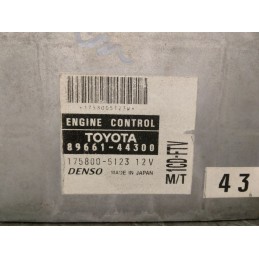 CENTRALINA MOTORE TOYOTA AVENSIS VERSO 2.0 D. DEL 2003 COD. 89661-44300  2400000111818